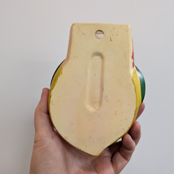 Vintage Peach wall pocket - Picture 2 of 5
